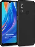 Microsonic Matte Silicone TECNO Spark 6 Go Kılıf Siyah