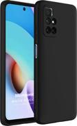 Microsonic Matte Silicone Xiaomi Redmi 10 Kılıf Siyah