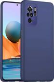 Microsonic Matte Silicone Xiaomi Redmi Note 10 Kılıf Lacivert