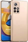 Microsonic Matte Silicone Xiaomi Redmi Note 11T Kılıf Gold