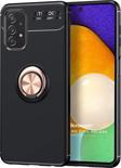 Microsonic Samsung Galaxy A52s Kılıf Kickstand Ring Holder Siyah Rose