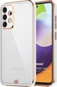 Microsonic Samsung Galaxy A52s Kılıf Laser Plated Soft Beyaz