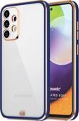 Microsonic Samsung Galaxy A52s Kılıf Laser Plated Soft Lacivert