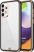 Microsonic Samsung Galaxy A52s Kılıf Laser Plated Soft Siyah