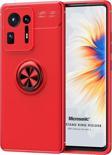 Microsonic Xiaomi Mi Mix 4 Kılıf Kickstand Ring Holder Kırmızı