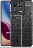 Microsonic Xiaomi Mi 13 Kılıf Deri Dokulu Silikon Siyah