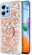 Microsonic Xiaomi Redmi Note 12 4G Kılıf Glitter Liquid Holder Gold