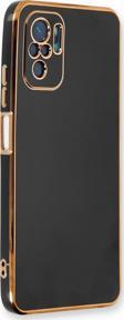 Microsonic Xiaomi Redmi Note 10 Kılıf Olive Plated Siyah