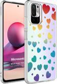Microsonic Xiaomi Poco M5s Braille Feel Desenli Kılıf Heart