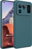 Microsonic Xiaomi Mi 11 Ultra Kılıf Groovy Soft Koyu Yeşil