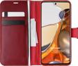 Microsonic Xiaomi Mi 11T Kılıf Delux Leather Wallet Kırmızı