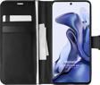Microsonic Xiaomi Mi 11T Kılıf Delux Leather Wallet Siyah
