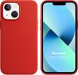 Microsonic Apple iPhone 13 Kılıf Liquid Lansman Silikon Kırmızı