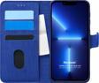 Microsonic Appple iPhone 13 Pro Max Kılıf Fabric Book Wallet Lacivert