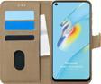 Microsonic Oppo A54 4G Kılıf Fabric Book Wallet Gold