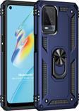 Microsonic Oppo A54 4G Kılıf Military Ring Holder Lacivert
