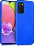 Microsonic Matte Silicone Samsung Galaxy A03s Kılıf Mavi