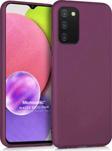 Microsonic Matte Silicone Samsung Galaxy A03s Kılıf Mor