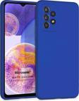 Microsonic Matte Silicone Samsung Galaxy A23 Kılıf Mavi