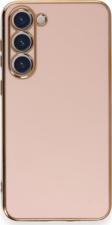 Microsonic Samsung Galaxy S23 Plus Kılıf Olive Plated Rose Gold