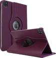 Microsonic Apple iPad Pro 12.9'' 2021 5. Nesil Kılıf (A2378-A2461-A2379-A2462) 360 Rotating Stand Deri Mor