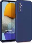 Microsonic Matte Silicone Samsung Galaxy M13 Kılıf Lacivert