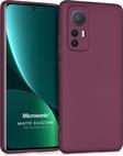 Microsonic Matte Silicone Xiaomi Mi 12 Kılıf Mor