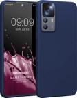 Microsonic Matte Silicone Xiaomi Mi 12T Kılıf Lacivert