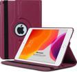 Microsonic Apple iPad 10.2'' 8. Nesil (A2270-A2428-A2429-A2430) Kılıf 360 Rotating Stand Deri Mor
