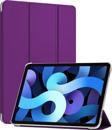 Microsonic Apple iPad Air 4 (2020) Kılıf Slim Translucent Back Smart Cover Mor
