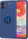 Microsonic Samsung Galaxy A04e Kılıf Kickstand Ring Holder Lacivert