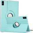 Microsonic Xiaomi Redmi Pad SE Kılıf 360 Dönerli Stand Deri Mavi