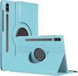 Microsonic Samsung Galaxy Tab S9 Plus X810 Kılıf 360 Rotating Stand Deri Mavi