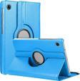 Microsonic Samsung Galaxy Tab A9 Kılıf 360 Rotating Stand Deri Mavi