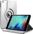 Microsonic iPad Pro 9.7 Kılıf 360 Dönerli Stand Deri Gümüş
