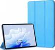 Microsonic Honor Pad X9 Kılıf Slim Translucent Back Smart Cover Mavi