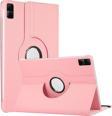 Microsonic Xiaomi Redmi Pad Kılıf 360 Dönerli Stand Deri Açık Pembe