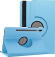 Microsonic Samsung Galaxy Tab S8 X700 Kılıf 360 Rotating Stand Deri Mavi