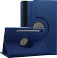 Microsonic Samsung Galaxy Tab S8 X700 Kılıf 360 Rotating Stand Deri Lacivert