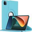 Microsonic Xiaomi Mi Pad 5 Kılıf 360 Dönerli Stand Deri Mavi