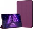 Microsonic Lenovo Tab M10 Plus TB-X606F 10.3" (ZA5T0215TR) Kılıf Slim Translucent Back Smart Cover Mor