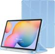 Microsonic Samsung Galaxy Tab S6 Lite 10.4" P610 Kılıf Origami Pencil Mavi