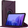 Microsonic Samsung Galaxy Tab A7 T500 Kılıf 360 Rotating Stand Deri Mor