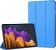Microsonic Samsung Galaxy Tab S7 T870 Kılıf Slim Translucent Back Smart Cover Mavi