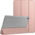 Microsonic Samsung Galaxy Tab S6 Lite 10.4" P610 Kılıf Slim Translucent Back Smart Cover Rose Gold