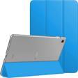 Microsonic Samsung Galaxy Tab S6 Lite 10.4" P610 Kılıf Slim Translucent Back Smart Cover Mavi