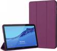 Microsonic Huawei MediaPad T3 10 Kılıf Slim Translucent Back Smart Cover Mor