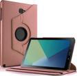 Microsonic Samsung Galaxy Tab A 10.1'' P580 Kılıf 360 Rotating Stand Deri Rose Gold