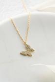 Karem Jewellery Minimal Kelebek Altın Kaplama Kadın Kolye