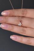 Karem Jewellery Minimal Kelebek Rose Altın Kaplama Kadın Kolye